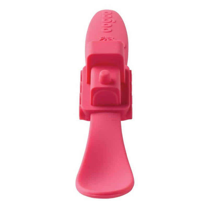 Oogaa Silicone Train Spoon Pink