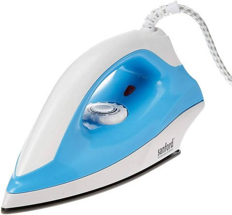 Sanford Dry Iron 1400 Watt Colour Blue | reliable performance | lightweight | variable steam settings | safety features | stylish | even heat distribution | Halabh.com