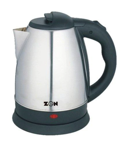 Zen Stainless Steel 1.5 Litres Kettle 1500W Power