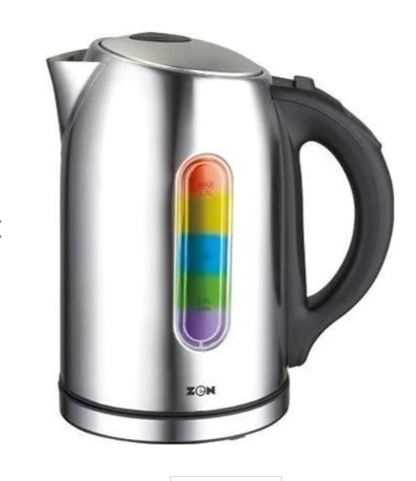 Zen Stainless Steel Cordless Kettle 1.7 Litres