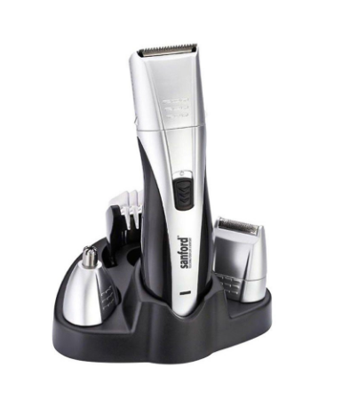 Sanfoard 4 In 1 Rechargeable Hair Clipper With Nose/Ear Trimmer