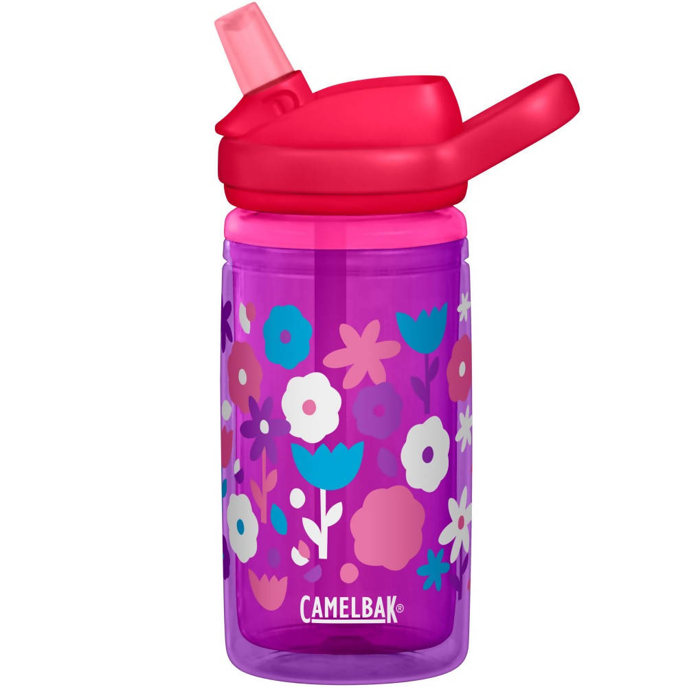 Camelbak Childrens Sports Eddy Kids Insulated 400ml Flower Power Purple