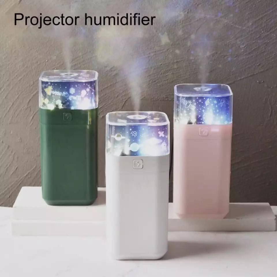 Great Projector Humidifier Ultrasonic Fine Workmanship ABS 250ML 5V LED Projector Humidifier