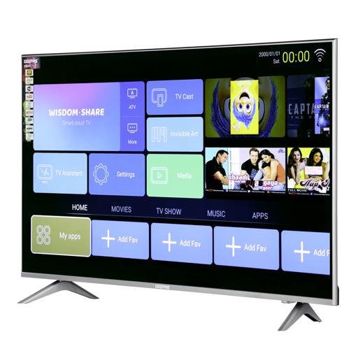 Geepas 55 Smart LED TV With Remote Control | in Bahrain | Halabh.com