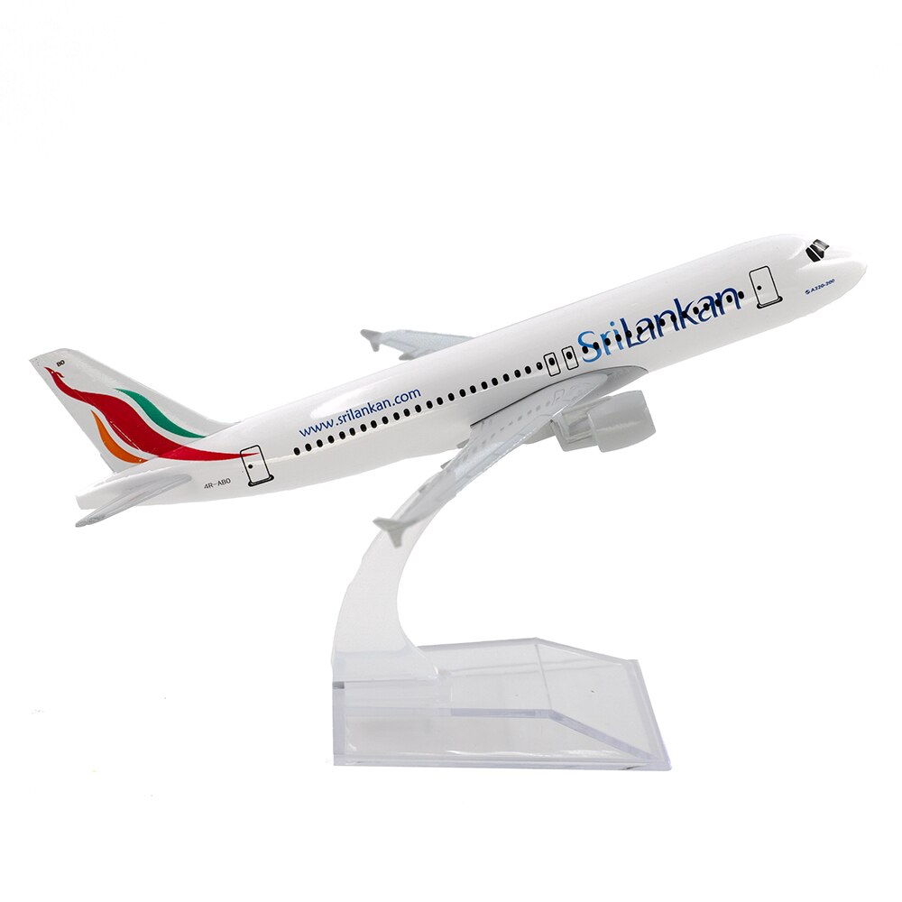 1:400 16cm Sri Lankan  Aircraft Model A320