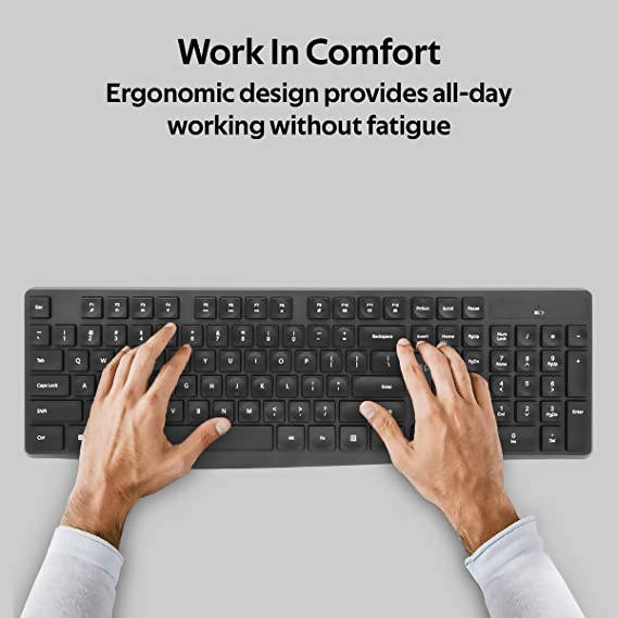 Promate Wireless Keyboard And Mouse Combo Set