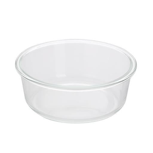 Royalford RF10325 Round Glass Food Container with Bamboo Lid