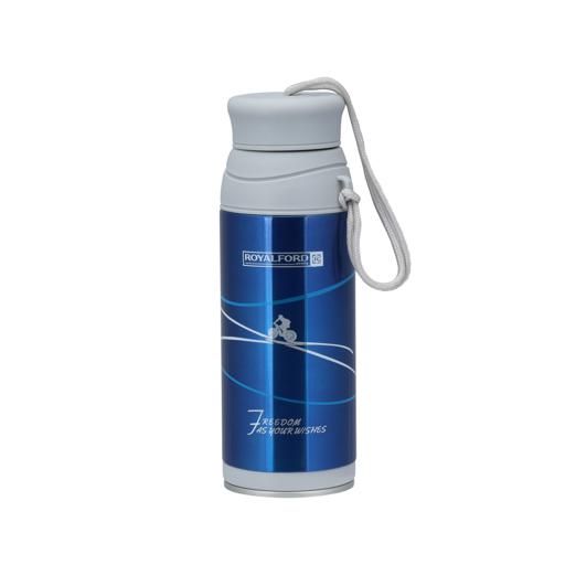 Royalford 320ml Stainless Steel Vacuum Bottle Blue