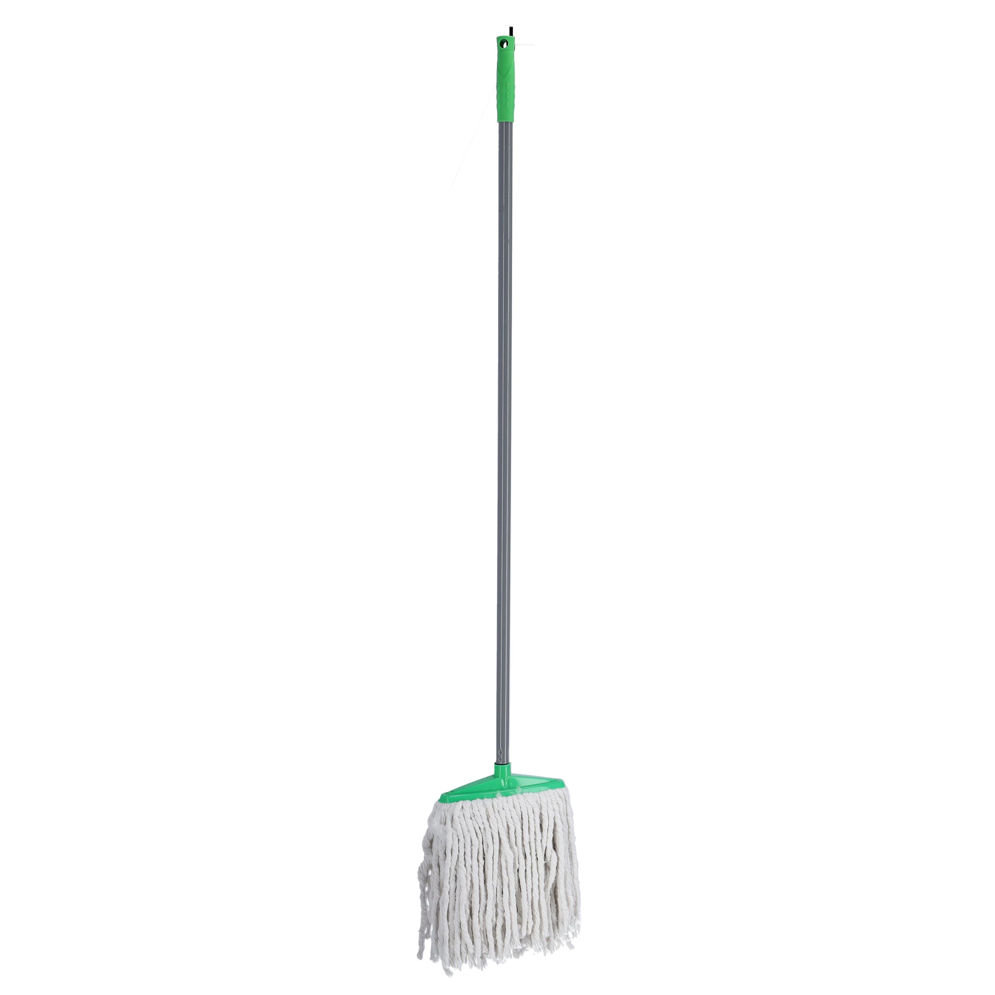 Royalford Cotton Mop Head With Iron Pole Grey and Green