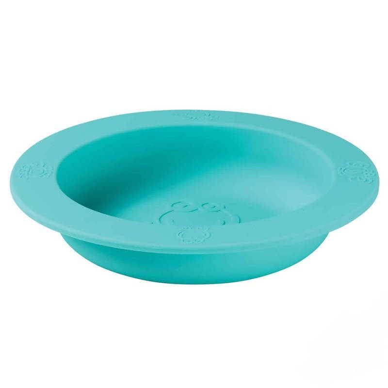 Oogaa Silicone Aqua Blue Bowl Jewel Green