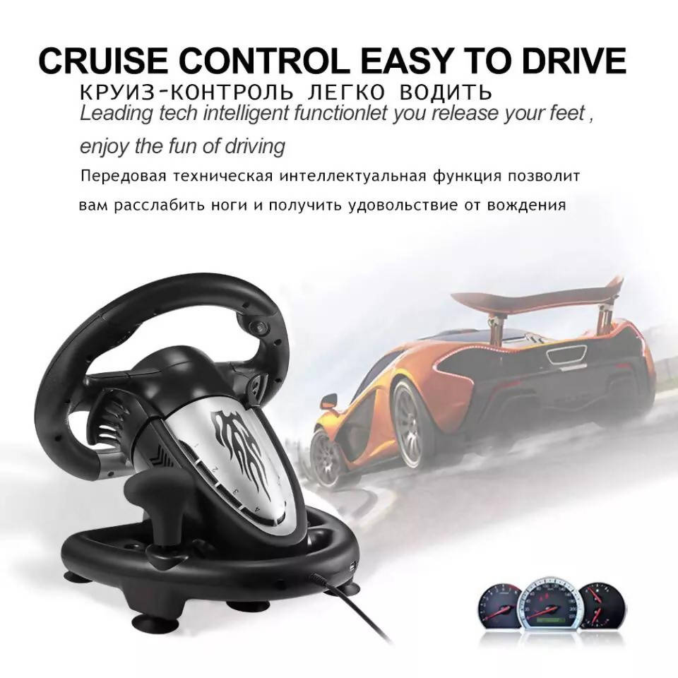 Gaming Racing Wheel Volante PC Steering Wheel Racing Game