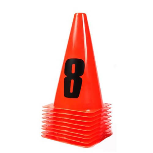 Numbered Cones Set 23cm