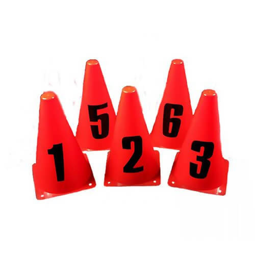 Numbered Cones Set 23cm