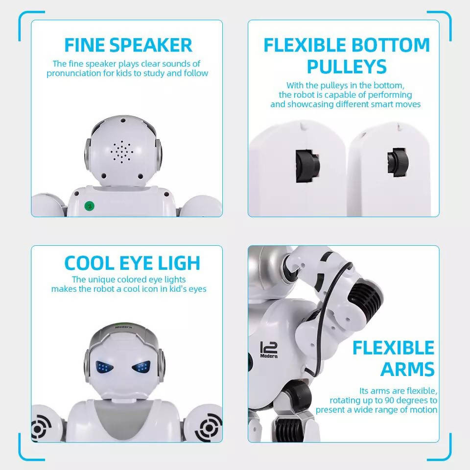 Intelligent Robot K2 Smart Strike Force Robot Programmable Music Dance RC Toy for Kids Gift