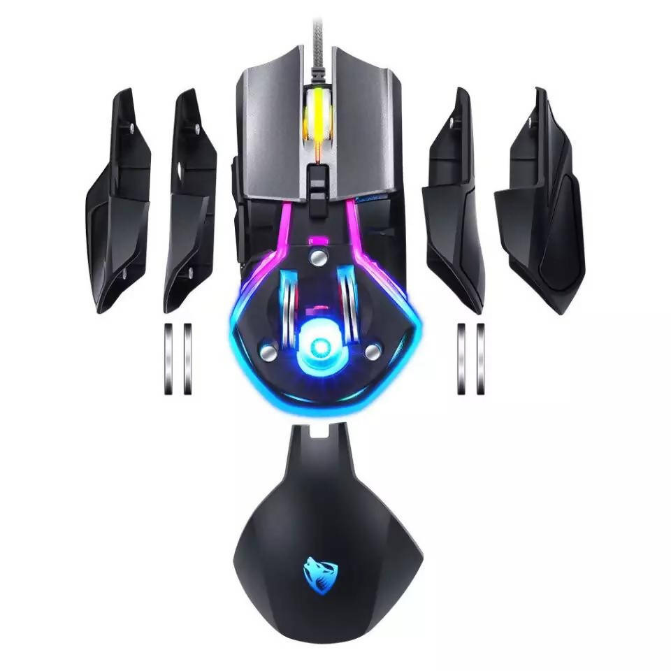 T-WOLF V11 Wired RGB Gaming Mouse