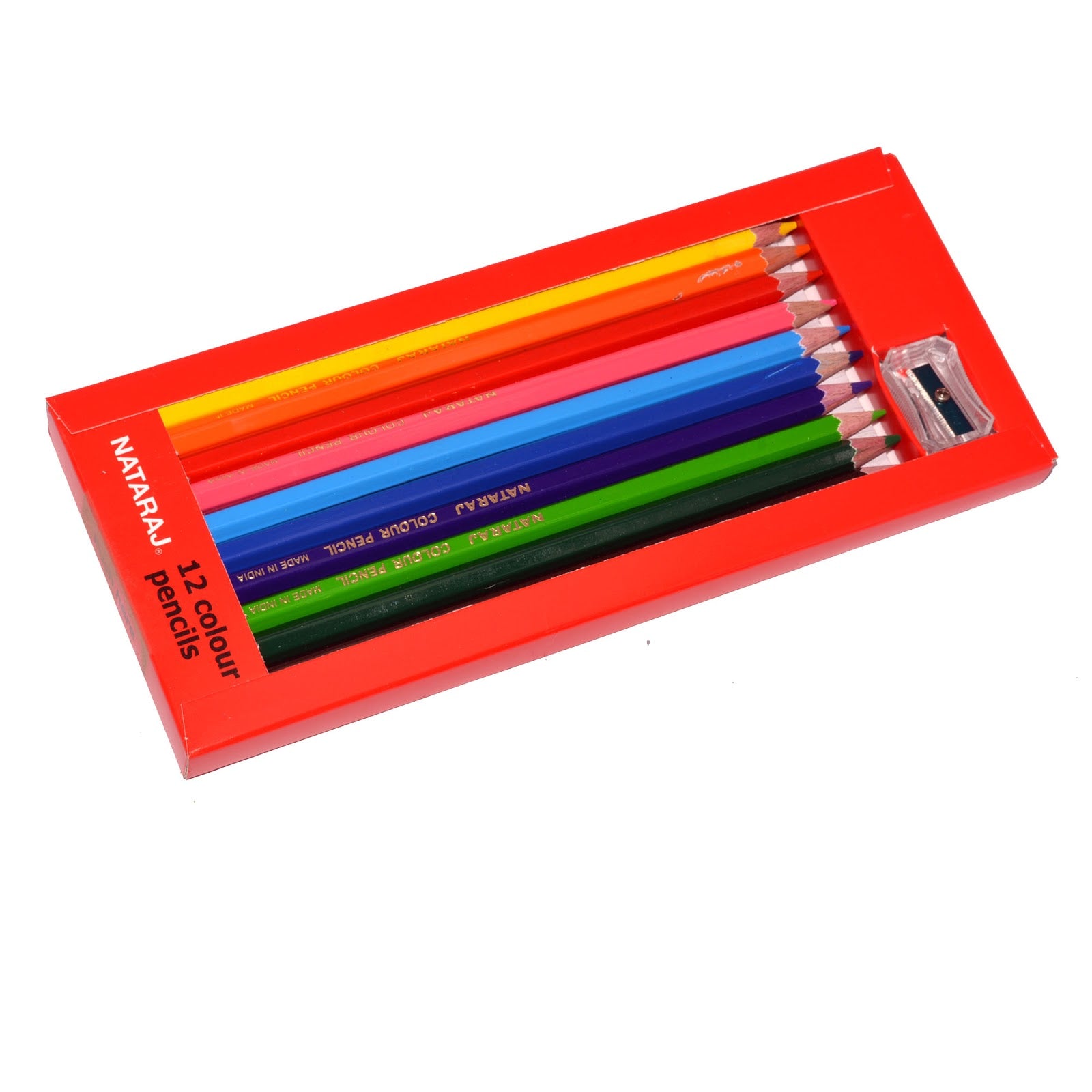 Natraj Color Pencil Long 12pc