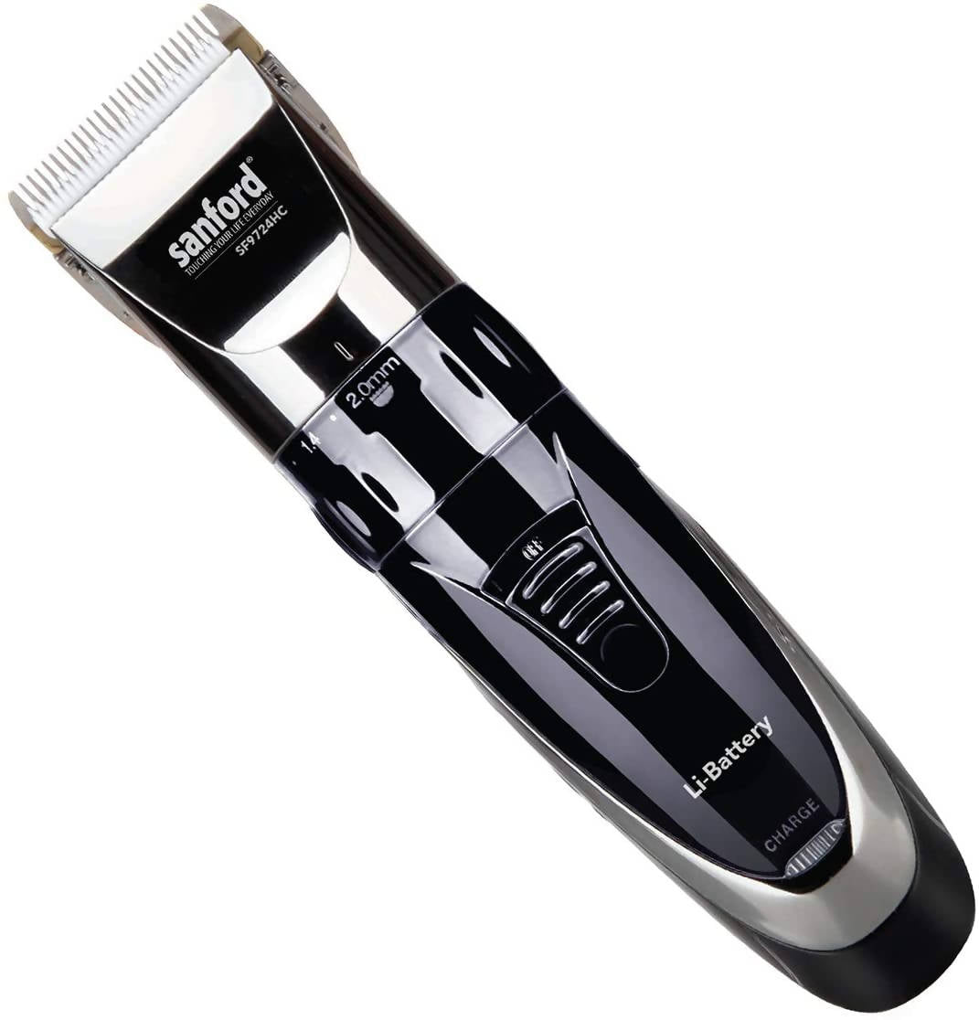 Sanford Rechargeable Hair Clipper for Men Black & Silver