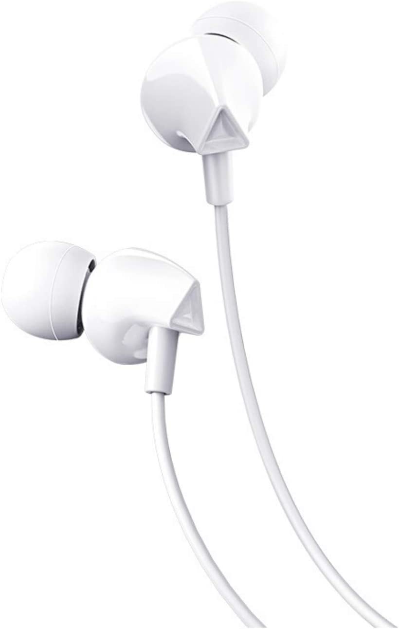 Hoco Perfect Sound Universal Earphones With Mic White