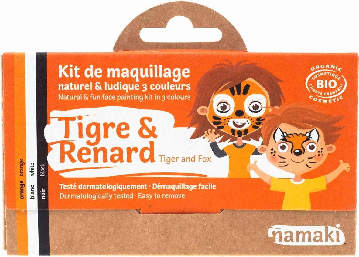 Namaki Tiger & Fox Face Painting Kit