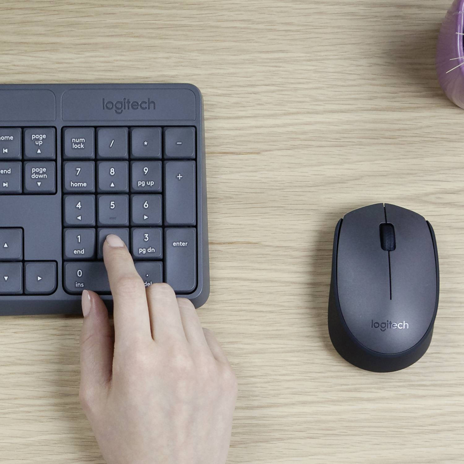 Logitech Radio Keyboard And Mouse Set