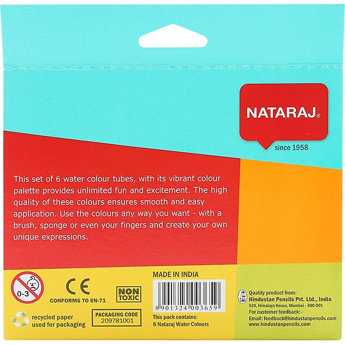 Nataraj Colorama Oil Pastels 12 Colors