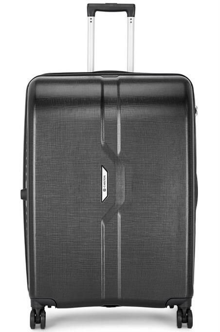 Carlton Oslo 4 Wheel Hard Trolley 80cm - Black