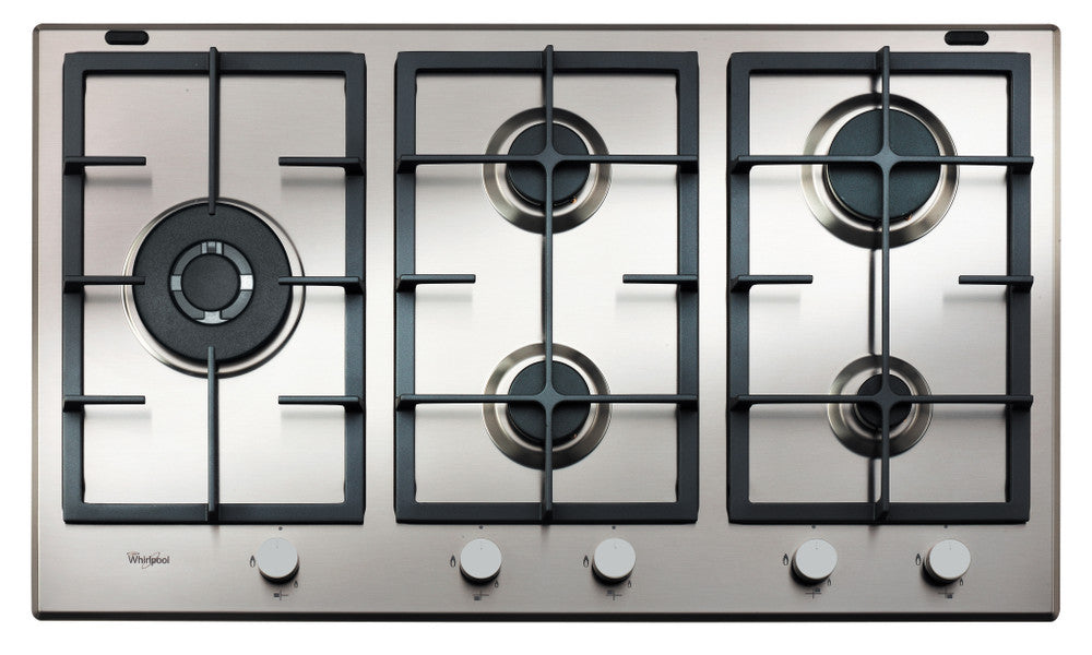 Whirlpool Gas Hob 5 Gas Burners - GMA 9522/IX