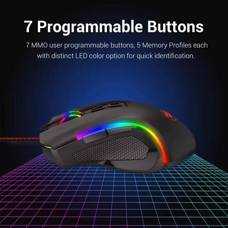 Redragon RGB GRIFFIN Game Mouse - M607