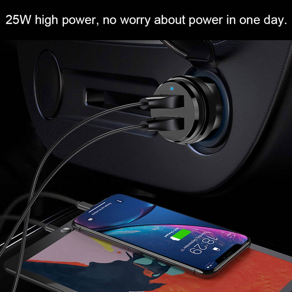 IPIPOO XP-12 Dual USB Car Fast Charging Charger