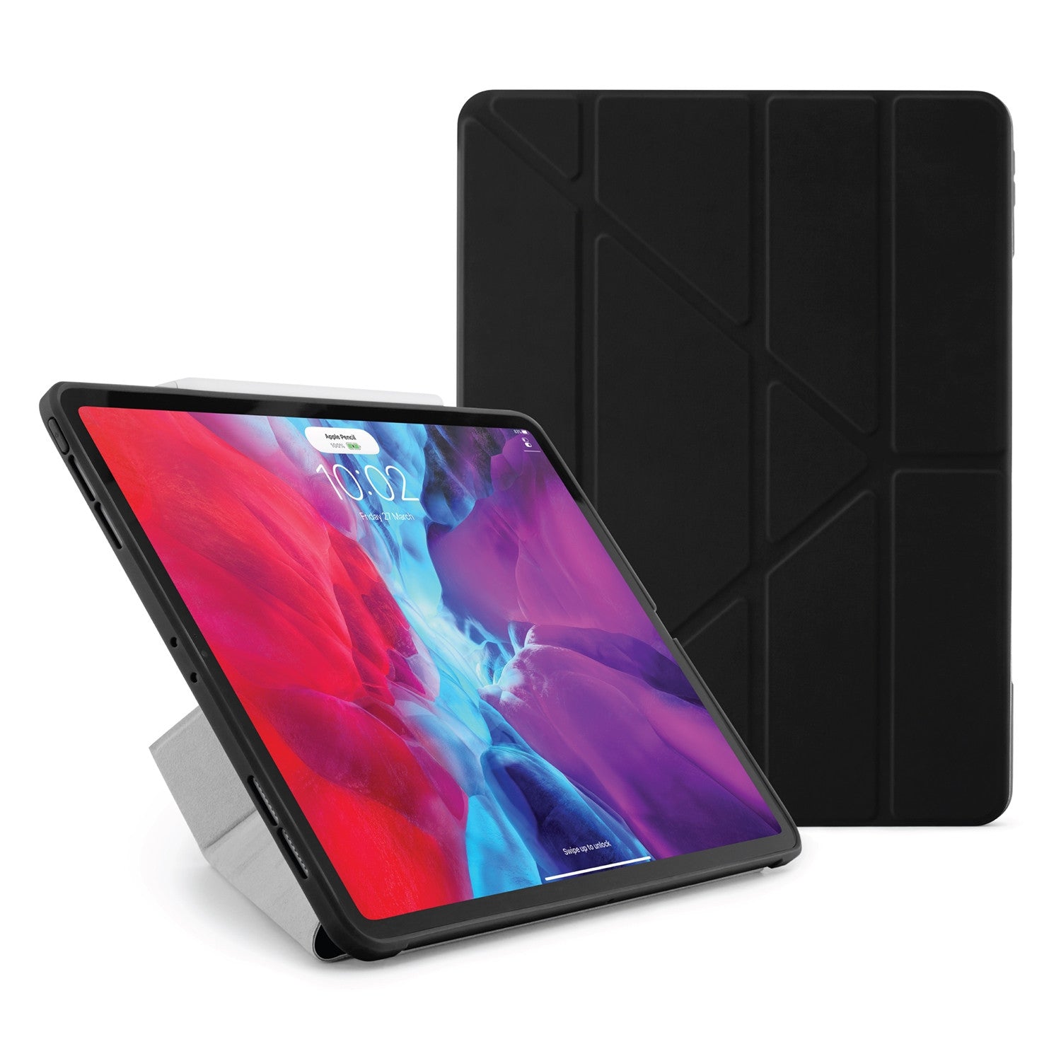 Pipetto iPad Pro 12.9 Origami Case 2018  Black