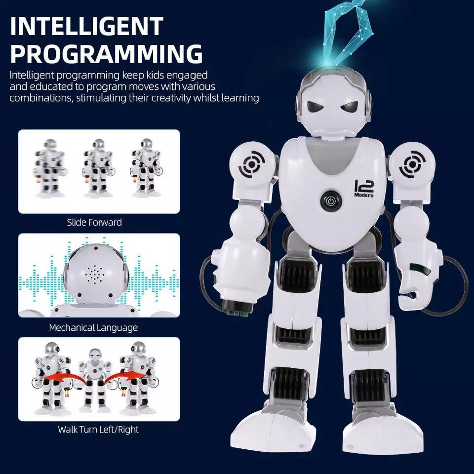 Intelligent Robot K2 Smart Strike Force Robot Programmable Music Dance RC Toy for Kids Gift