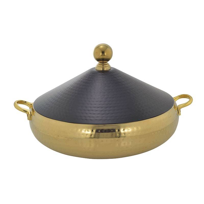 A La Mode Hotpot Black/Gold Finish 6.5 Ltrs