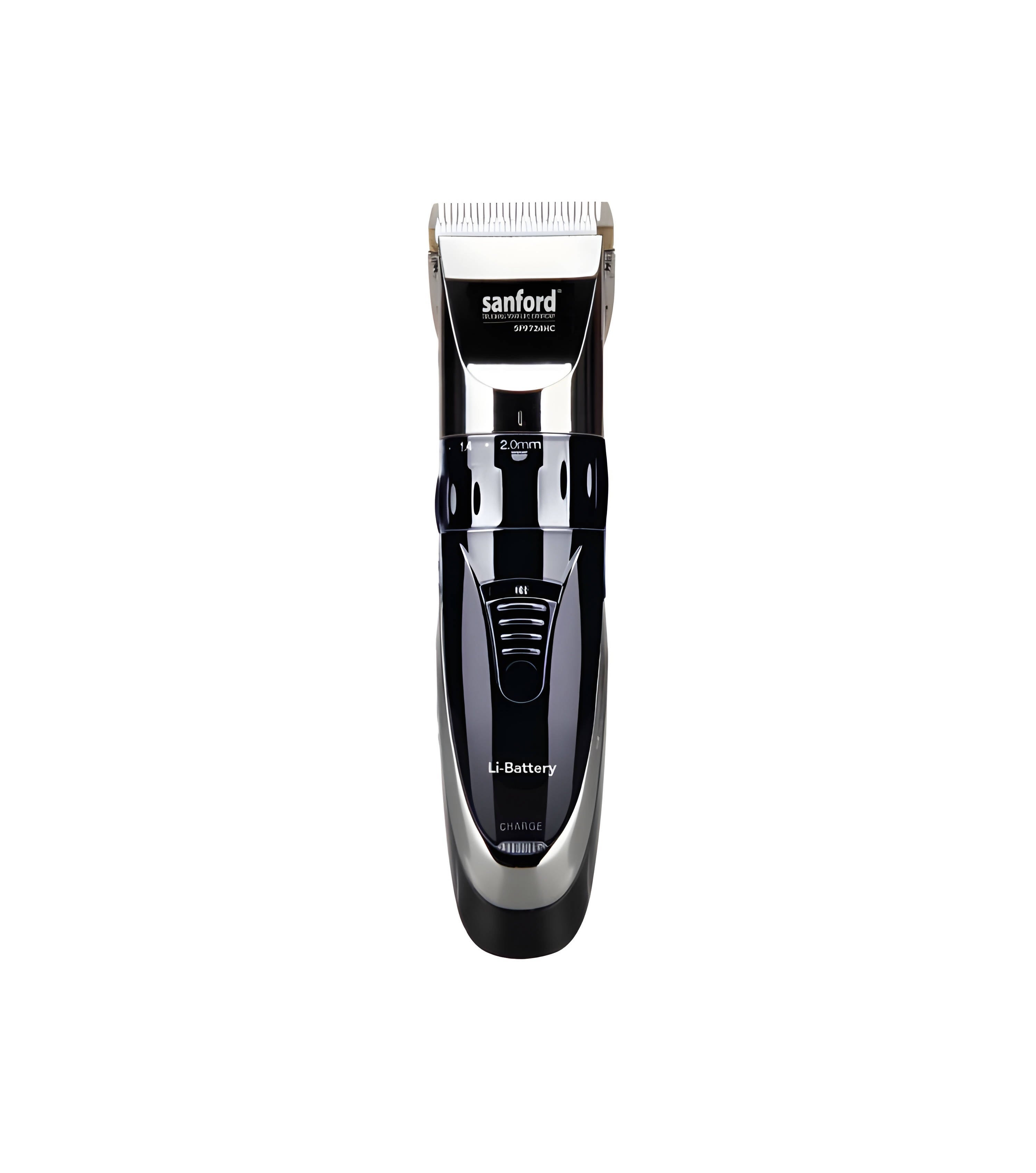 Sanford Rechargeable Hair Clipper for Men Black & Silver