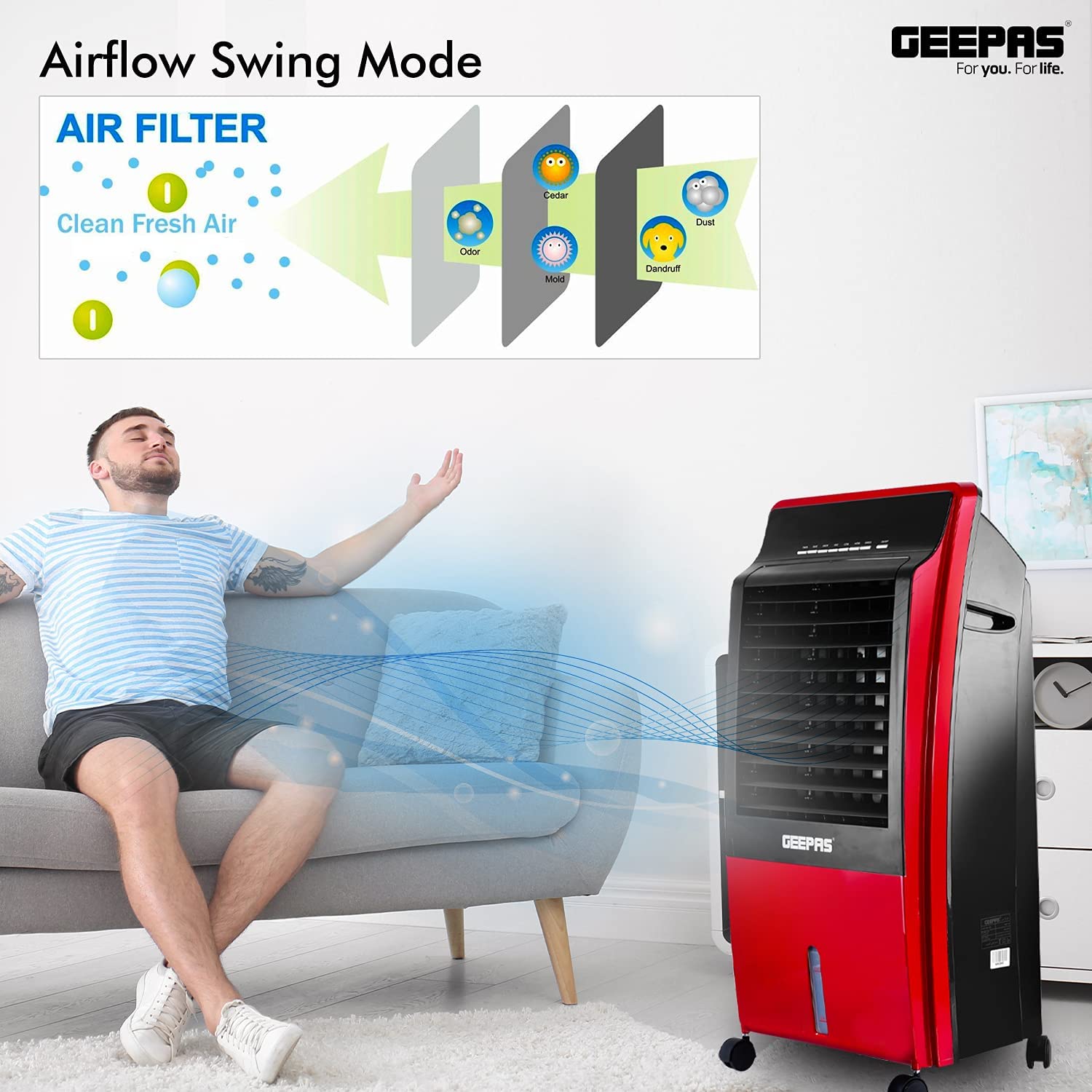 Geepas 8 Litres Air Cooler | in Bahrain | Halabh.com