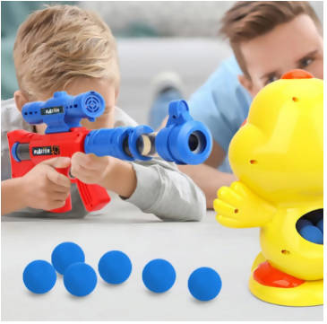 Mouth Duck Educational Toy Simulation Shooting Children Toy Gun Air Powered Soft Bullet Gun Can Fire Bullets Children Toy Gift