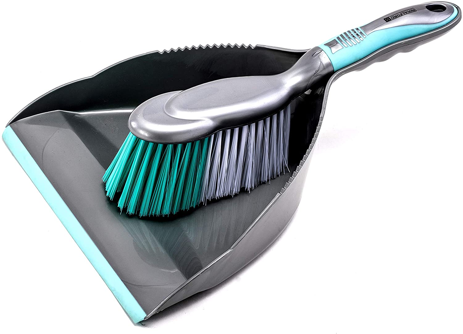 Royalford Dust Pan & Brush Grey