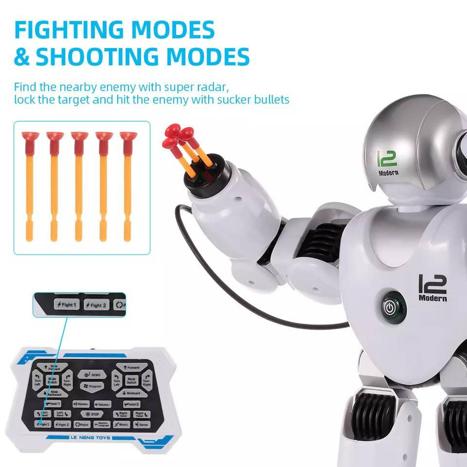 Intelligent Robot K2 Smart Strike Force Robot Programmable Music Dance RC Toy for Kids Gift