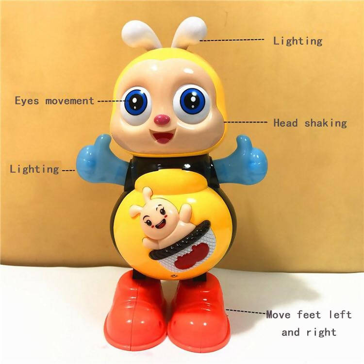 ectronic Robot Dog Toy Music Light Can Dance Walk Cute Baby Gift