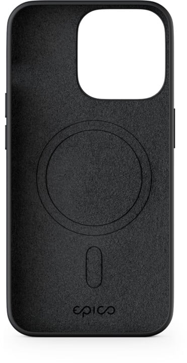 Epico Silicone Cover for iPhone 14 with MagSafe Mounting Support, Black