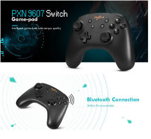 PXN 9607 Game Handle Bluetooth Wireless Intelligent Speedy Switch Game Controller Pad Gamepad Game Joystick For Smartphone