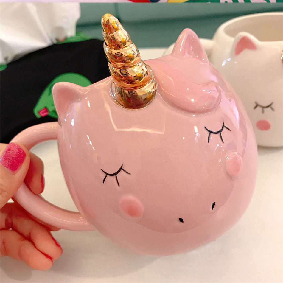 Embrace the Magic with Our Creative Ceramic Unicorn Mug | Kitchen Appliance | Halabh.com