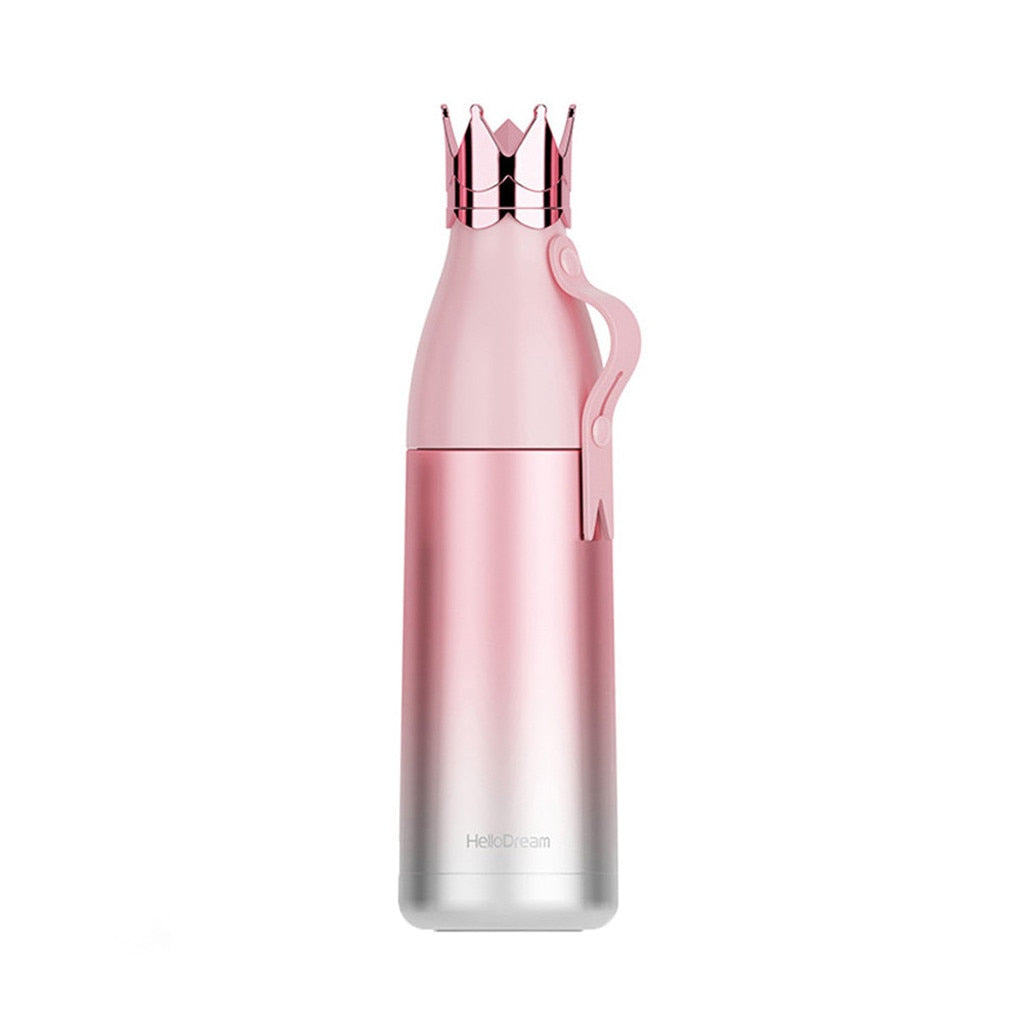 Drinkware  Bottle Crown Water Bottle Outdoor Mug Travel Bottle Vacuum Bottle