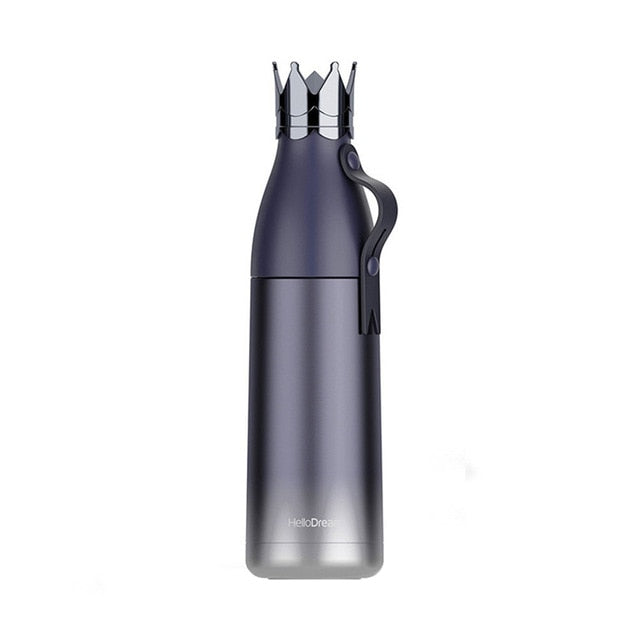 Drinkware  Bottle Crown Water Bottle Outdoor Mug Travel Bottle Vacuum Bottle