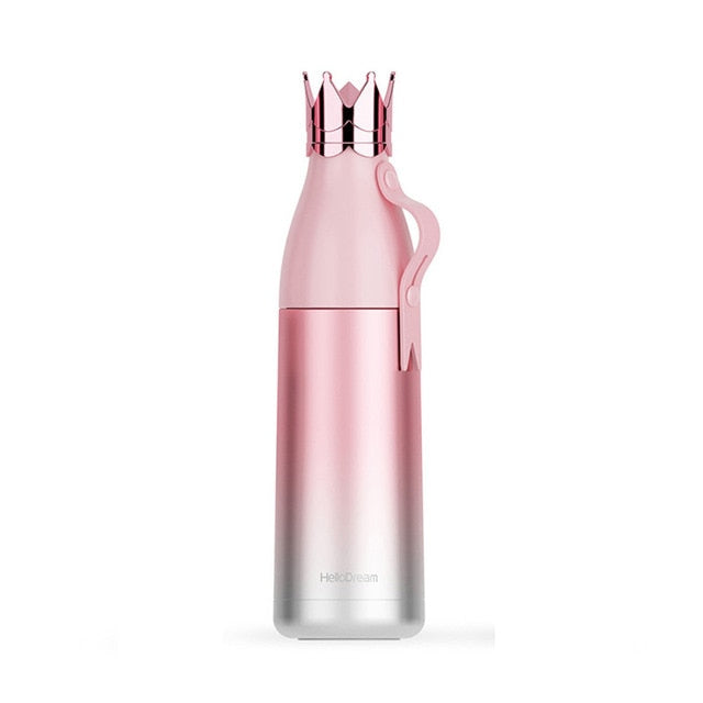 Drinkware  Bottle Crown Water Bottle Outdoor Mug Travel Bottle Vacuum Bottle