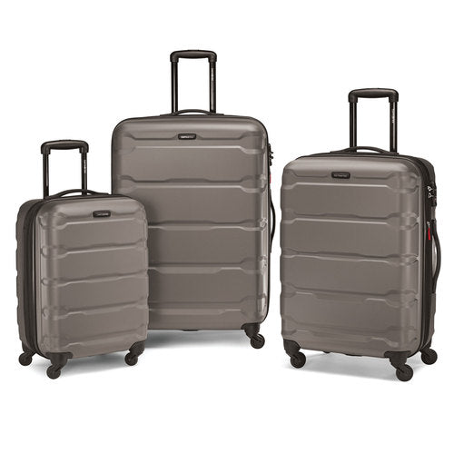 VIP Oakland 4 Wheel Hard Luggage Trolley Bag 55cm Grey