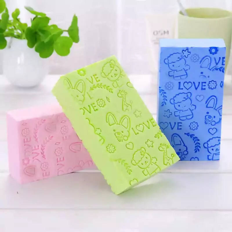 1PC Bath Sponge Body Dead Skin Remover Exfoliating Massager Cleaning Shower Brush