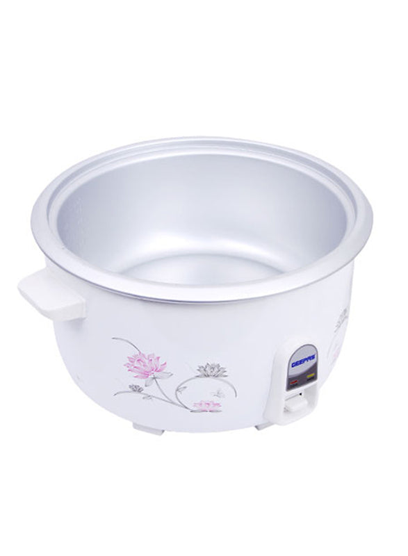 Geepas 8L Electric Rice Cooker 2500W White