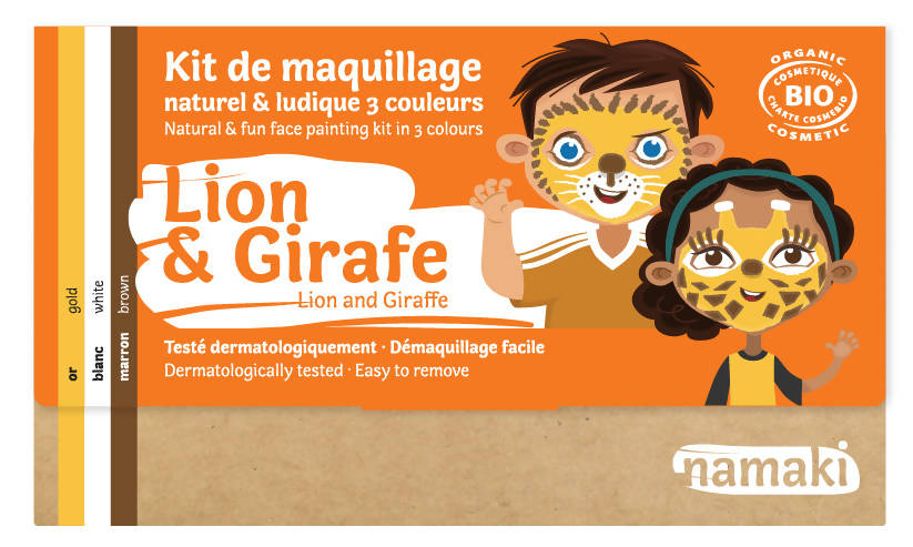 Namaki Lion & Giraffe Face Painting Kit