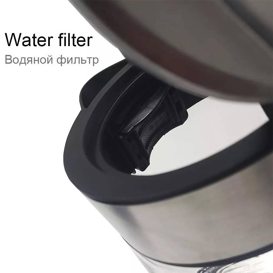 Electric Kettle Blue LED Light Glass Kettle 2200W Kitchen Smart Whistle Kettle Samovar Quick Heating Boiling Tea pot Sonifer